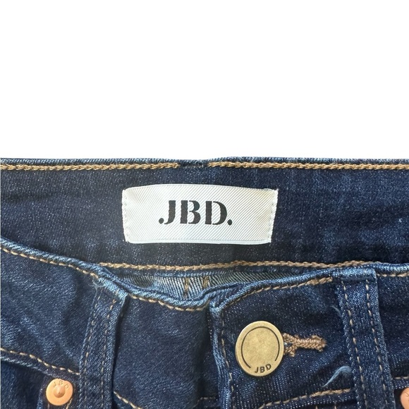 Just Black Denim Flare Dark Wash Jeans Size 25 - Picture 3 of 7